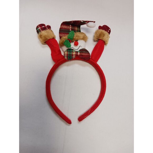 Christmas Headband Felt Santa Reindeer Snowman Bear NEW - Picture 5 of 6